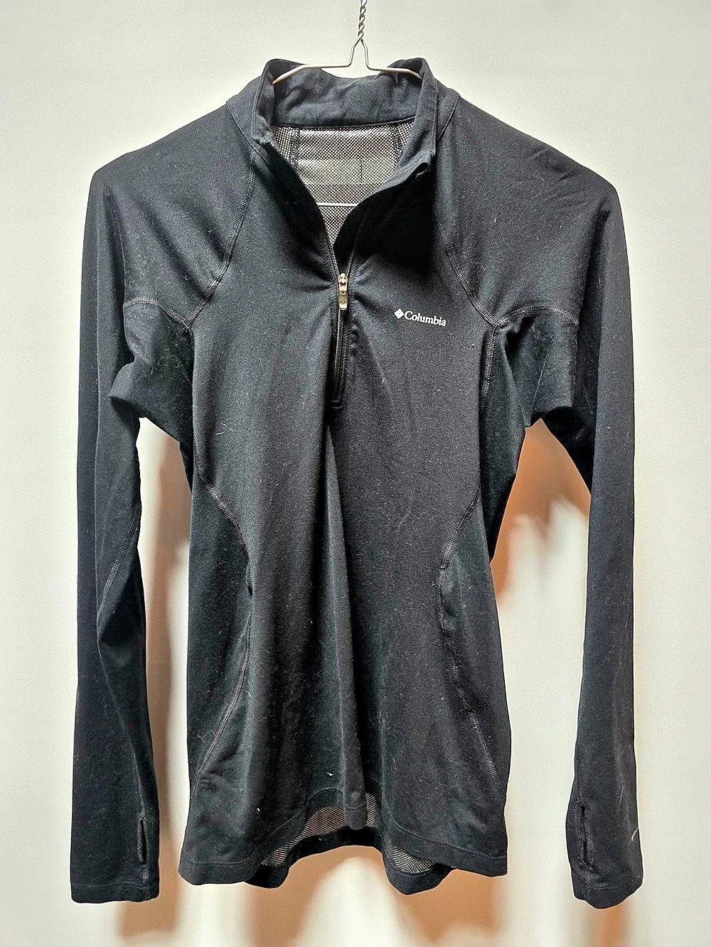 Columbia Midweight Stretch Long-Sleeve 1/2-Zip Baselayer Black - XS
